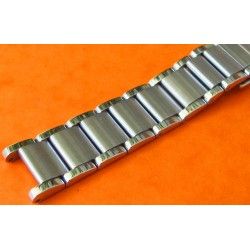 19mm BRACELET HEAVY BRUSHED STAINLESS STEEL WATCH BAND STRAP