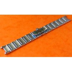 19mm BRACELET HEAVY BRUSHED STAINLESS STEEL WATCH BAND STRAP