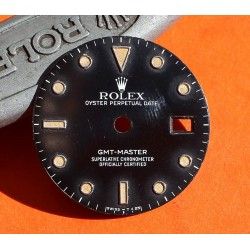 Vintage 80's Original Rolex GMT Master 16750, 16700 Glossy tritium swissT 25 Watch Dial cal 3075