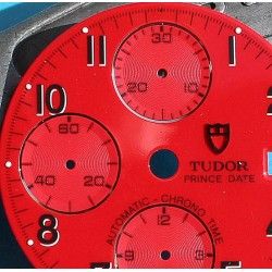 Rare cadran Rouge montres Tudor Prince Date Chronograph Chrono-Time 40mm ref 79280, 79280, 79260, 79160, 79270 Ø29mm