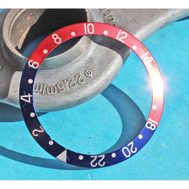 Rolex GMT Master watch Faded PEPSI Blue & Pink color S/S 16700, 16710, 16760 Bezel 24H Insert Part