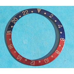 Rolex GMT Master watch Faded PEPSI Blue & Red color S/S 16700, 16710, 16760 Bezel 24H Insert Part