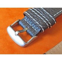 BRACELET PILOTE AVIATION CUIR DE BUFFLE 20mm