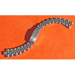 Ladies Vintage 70's 6251D Rolex Datejust Jubilee Stainless Steel 13mm Watch Band Bracelet folded Links