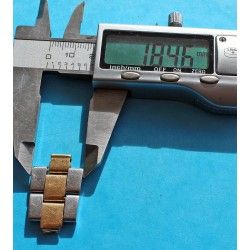 Partie de mailles bracelet à restaurer montres ROLEX bitons 78353-19mm or jaune 18kt & acier blindé Air-King, oyster Perpetual