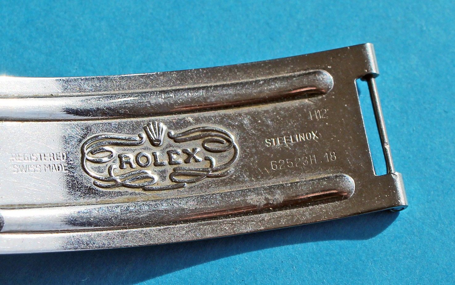 registered swiss made rolex steelinox 62523h18