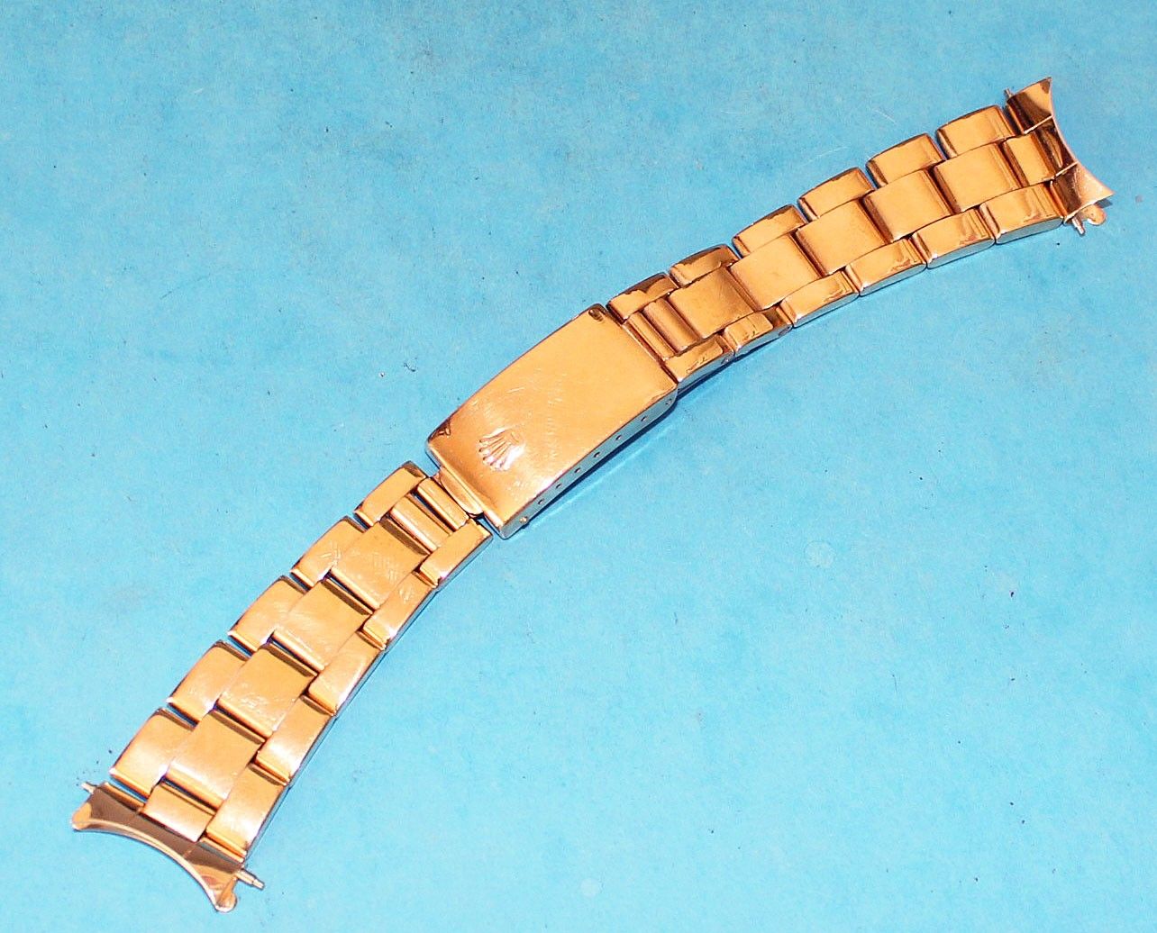 rolex band gold