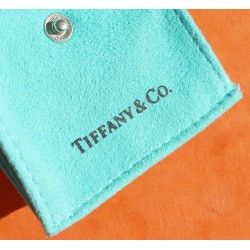 Tiffany & Co Accessoire mini suédine pochette pièces, bijouc, montres, cadrans, aiguilles, maillons, fermoirs, bague, cadeau