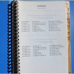 Omega Catalogue pièces de rechange GF 620-4 Fourniture et outils pour horlogers & bijoutiers pièces de rechange montres calibres