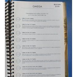 Omega Catalogue pièces de rechange GF 620-4 Fourniture et outils pour horlogers & bijoutiers pièces de rechange montres calibres