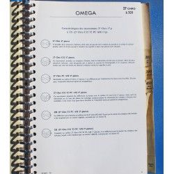 Omega Catalogue pièces de rechange GF 620-4 Fourniture et outils pour horlogers & bijoutiers pièces de rechange montres calibres