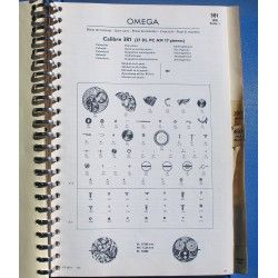 Omega Catalogue pièces de rechange GF 620-4 Fourniture et outils pour horlogers & bijoutiers pièces de rechange montres calibres