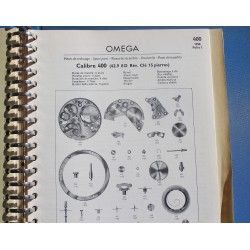 Omega Catalogue pièces de rechange GF 620-4 Fourniture et outils pour horlogers & bijoutiers pièces de rechange montres calibres