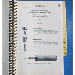 Omega Catalogue pièces de rechange GF 620-4 Fourniture et outils pour horlogers & bijoutiers pièces de rechange montres calibres