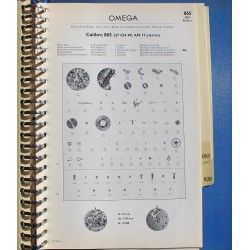 Omega Catalogue pièces de rechange GF 620-4 Fourniture et outils pour horlogers & bijoutiers pièces de rechange montres calibres