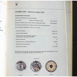 Rolex information technique Fourniture & outils horlogers pièces de rechange montres calibres 3035, 3175, 4130, 3135, 3055, 2035