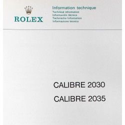 Rolex information technique Fourniture & outils horlogers pièces de rechange montres calibres 3035, 3175, 4130, 3135, 3055, 2035