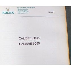 Rolex information technique Fourniture & outils horlogers pièces de rechange montres calibres 3035, 3175, 4130, 3135, 3055, 2035