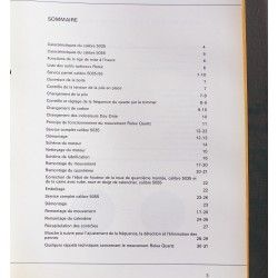 Rolex information technique Fourniture & outils horlogers pièces de rechange montres calibres 3035, 3175, 4130, 3135, 3055, 2035