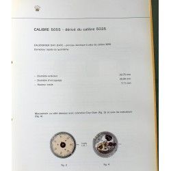 Genuine 50's & Rare Vintage Book OMEGA overview GF 620-4 Manual  Watches Spare Parts Catalogue