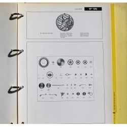 Genuine 50's & Rare Vintage Book OMEGA overview GF 620-4 Manual  Watches Spare Parts Catalogue