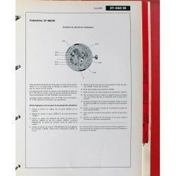 PATEK PHILIPPE Manuel d'entretien technique d'horloger rhabilleurs et guide pratique pour différents calibres, Révision montres