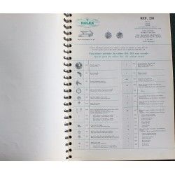 ROLEX TECHNICAL BULLETIN INFORMATION WATCHES MANUAL BOOK SERVICE CATALOG CAL 3035, 4130, 2035, 3175