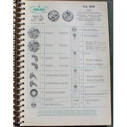 Rolex Vintage 1953 revue technique Fourniture & outils horlogers montres calibres 191, 1030, 1036 GMT,1035, 1215, 1210 