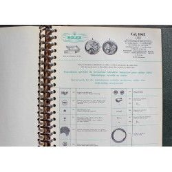 ROLEX TECHNICAL BULLETIN INFORMATION WATCHES MANUAL BOOK SERVICE CATALOG CAL 3035, 4130, 2035, 3175