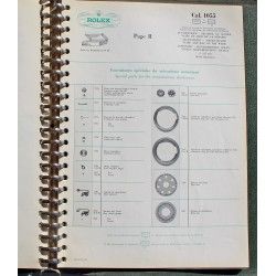 ROLEX TECHNICAL BULLETIN INFORMATION WATCHES MANUAL BOOK SERVICE CATALOG CAL 3035, 4130, 2035, 3175