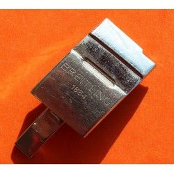 BREITLING TOP COVER PART POLISHED FOLDING DEPLOYANT CLASP BUCKLE BRACELET WATCH S/S 20mm SSTEEL
