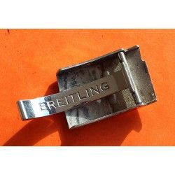 BREITLING TOP COVER PART POLISHED FOLDING DEPLOYANT CLASP BUCKLE BRACELET WATCH S/S 20mm SSTEEL