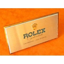 PLAQUE ROLEX GOODIES OYSTERDATE CALENDRIER ACCESSOIRES BUREAU VITRINES