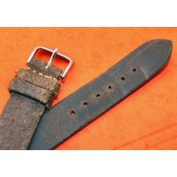 Vintage genuine wild leather 20mm brown chocolate watch strap band handmade bracelet Rolex 5508, 6536, 6538, 6542, 5512 PCG