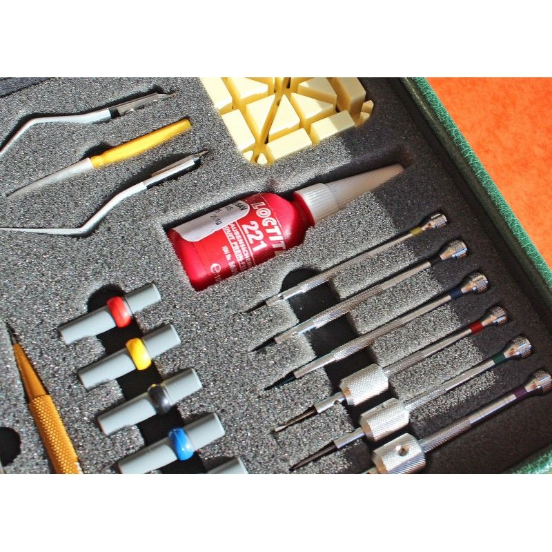 Official Rolex Dealer Watch Bracelet Sizing Kit Case & RARE Collectible