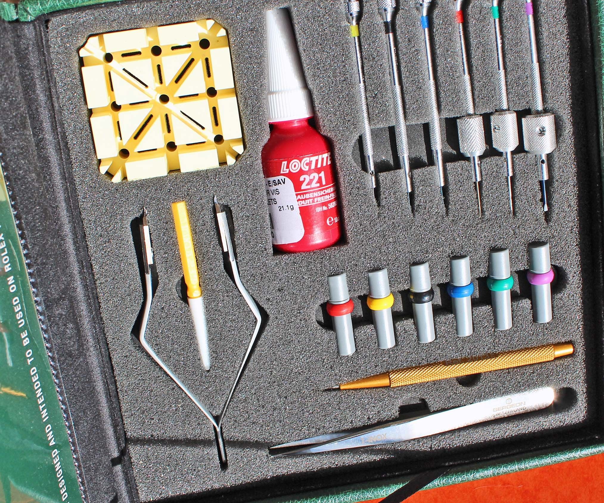 Rolex watch sales tool kit