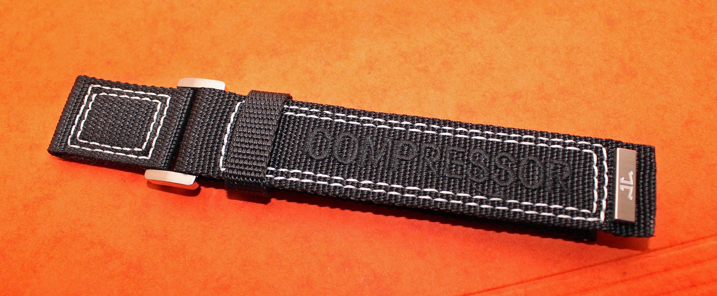 Authentique bracelet velcro 23/23mm montres JaegerLeCoultre Master Compressor Diving