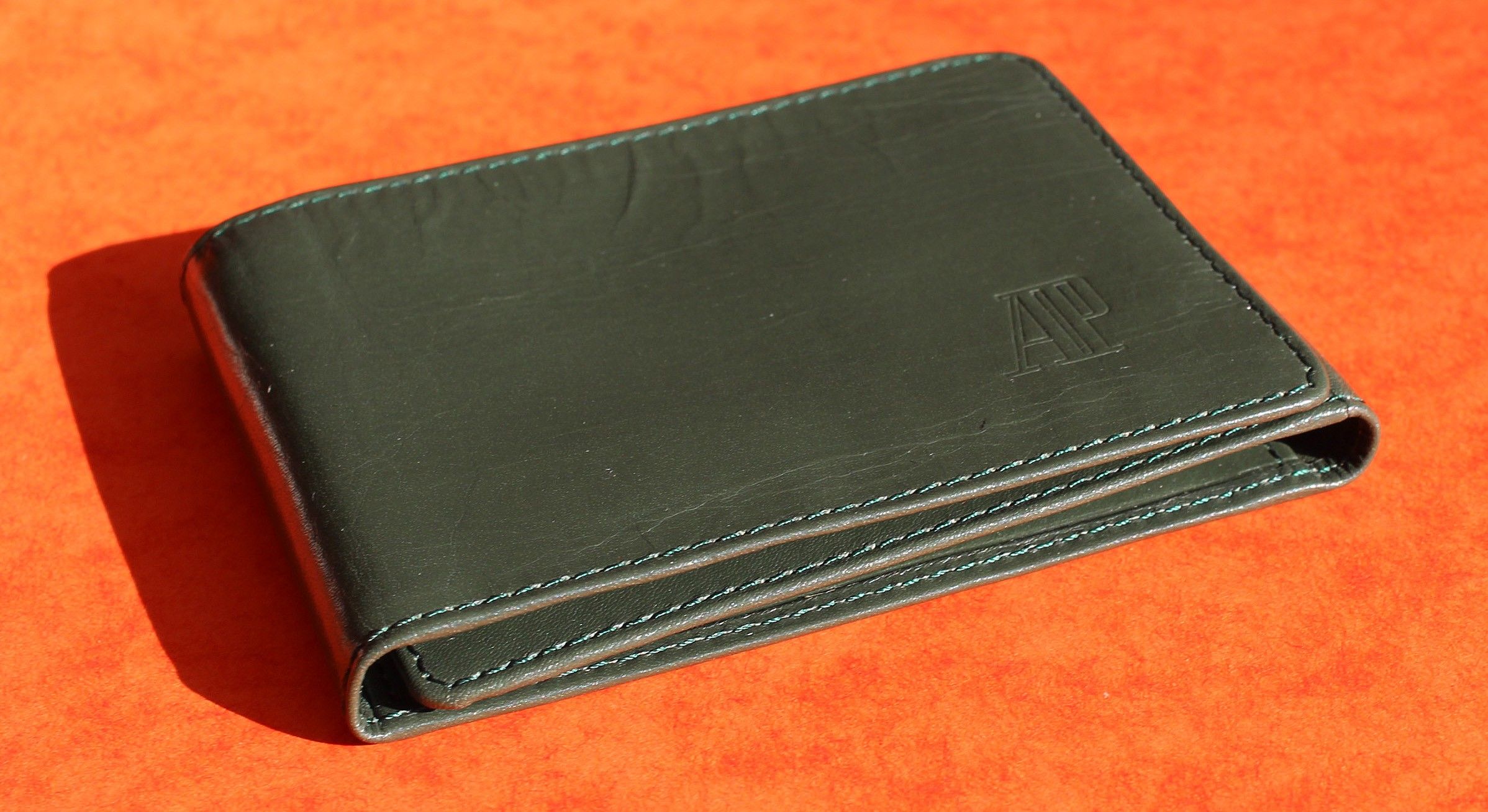 Refill Papers & Address Book Card Holder Audemars Piguet Green Leather Notepad 