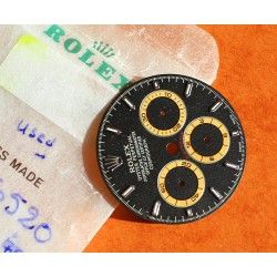 ♛ Rolex Vintage Used Tritium Black Daytona Cosmograph Watch Patrizzi Dial Zenith 16520 cal 4030 El Primero ♛