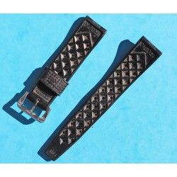 VINTAGE TROPIC WATCH STRAP BAND BLACK HOLES BRACELET RACING 15mm