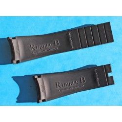 Bracelet Original Rubber B 20mm Caoutchouc noir Montres Daytona 16518, 16519, 16520, 16523, 16528, 116509,116518, 116520, 116523