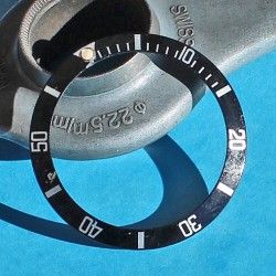 Rolex Sea Dweller 16660, 16600 genuine Diver Black Bezel Insert graduated watch Luminova dot