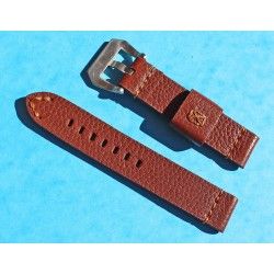 Vintage genuine wild leather 20mm brown chocolate watch strap band handmade bracelet Rolex 5508, 6536, 6538, 6542, 5512 PCG