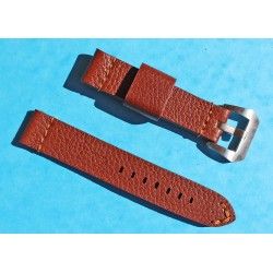 Vintage genuine wild leather 20mm brown chocolate watch strap band handmade bracelet Rolex 5508, 6536, 6538, 6542, 5512 PCG