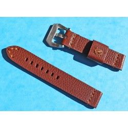 Vintage genuine wild leather 20mm brown chocolate watch strap band handmade bracelet Rolex 5508, 6536, 6538, 6542, 5512 PCG