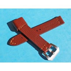 Vintage genuine wild leather 20mm brown chocolate watch strap band handmade bracelet Rolex 5508, 6536, 6538, 6542, 5512 PCG