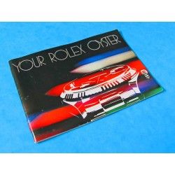 YOUR ROLEX OYSTER BOOKLET MANUAL PAPER 1981 ENG ref 579 26 SUBMARINER EXPLORER GMT 