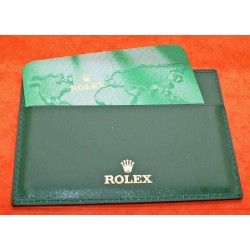 Exclusive & Collectible Rolex Fir Green Card Holder paper documents watches guarantee, 11.5 cm x 8cm, ref 4119209.05 