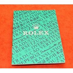 Vintage 80-90s Collector Rolex Green oyster Translation booklet watches 16800, 16660, 16550, 16750 ref 565.00.180.3.88