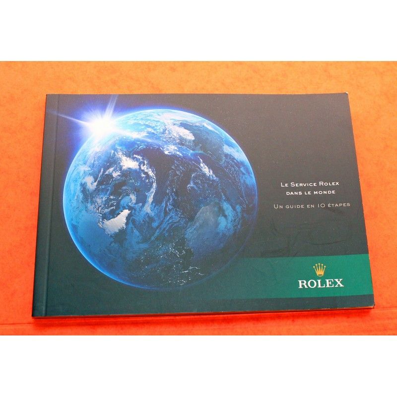 BRAND NEW ROLEX MODERN SERVICE FACTORY 10 STEPS BOOKLET SUBMARINER, GMT, DAYTONA, EXPLORER WATCHES